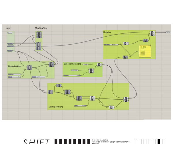 Advanced Design Communication II : Parametric & Generative Modelling