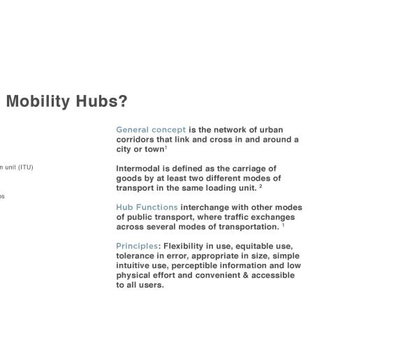 Neighborhood Mobility Hubs